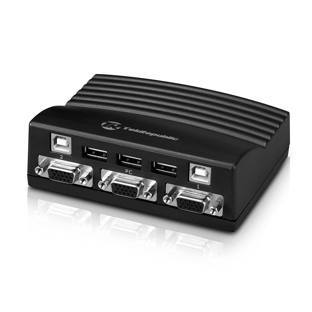 Mange Høj eksponering fax Tek Republic TUK-200 2 Port VGA + 3 Port USB - Manual Sharing Switch B